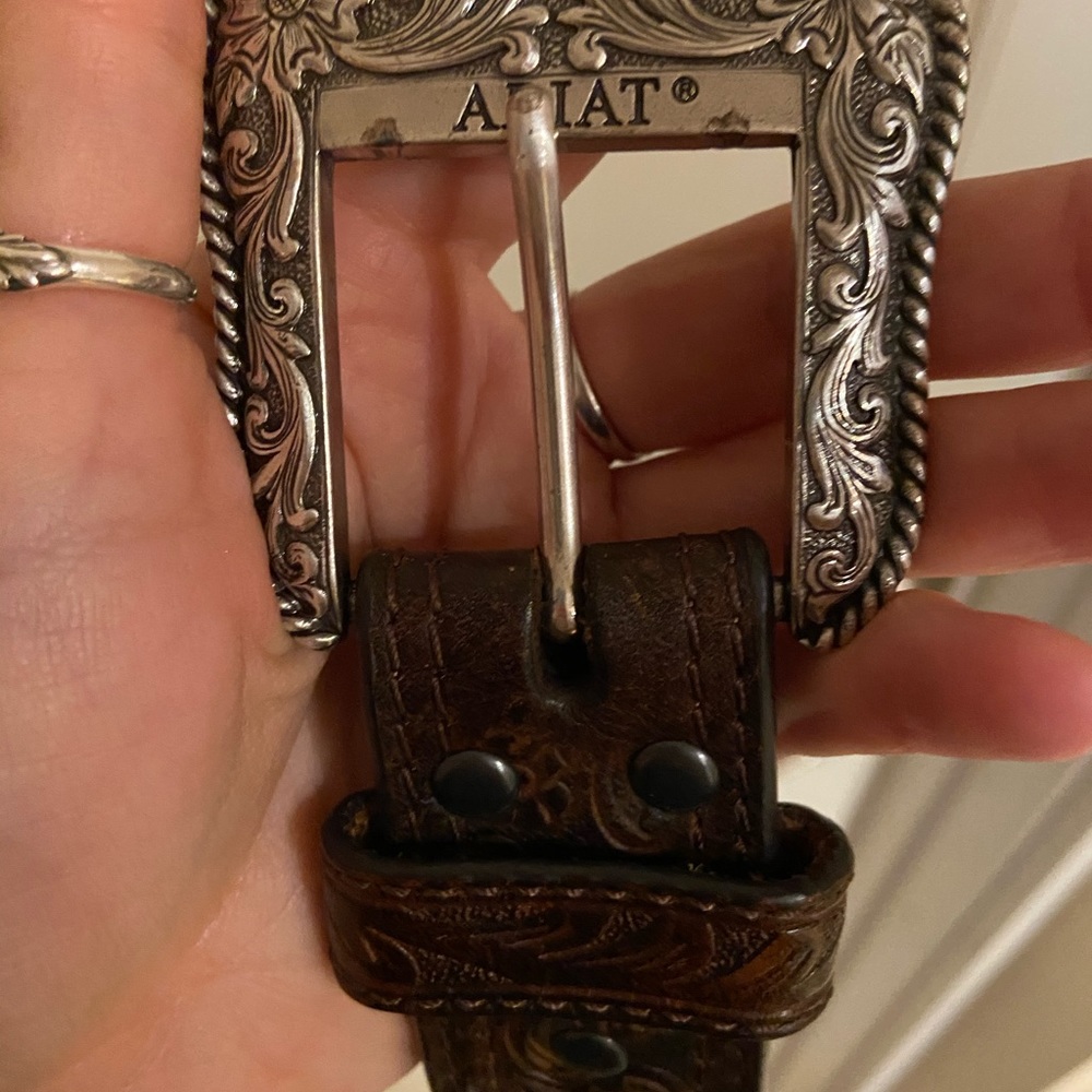 Ariat Tooled Western Belt Size Large